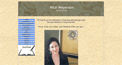 Desktop Screenshot of mitzi-meyerson.de